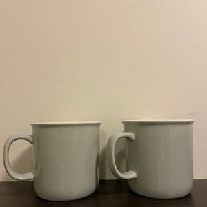David’s Tea Speckled pale Grey Rustic Mug x 2